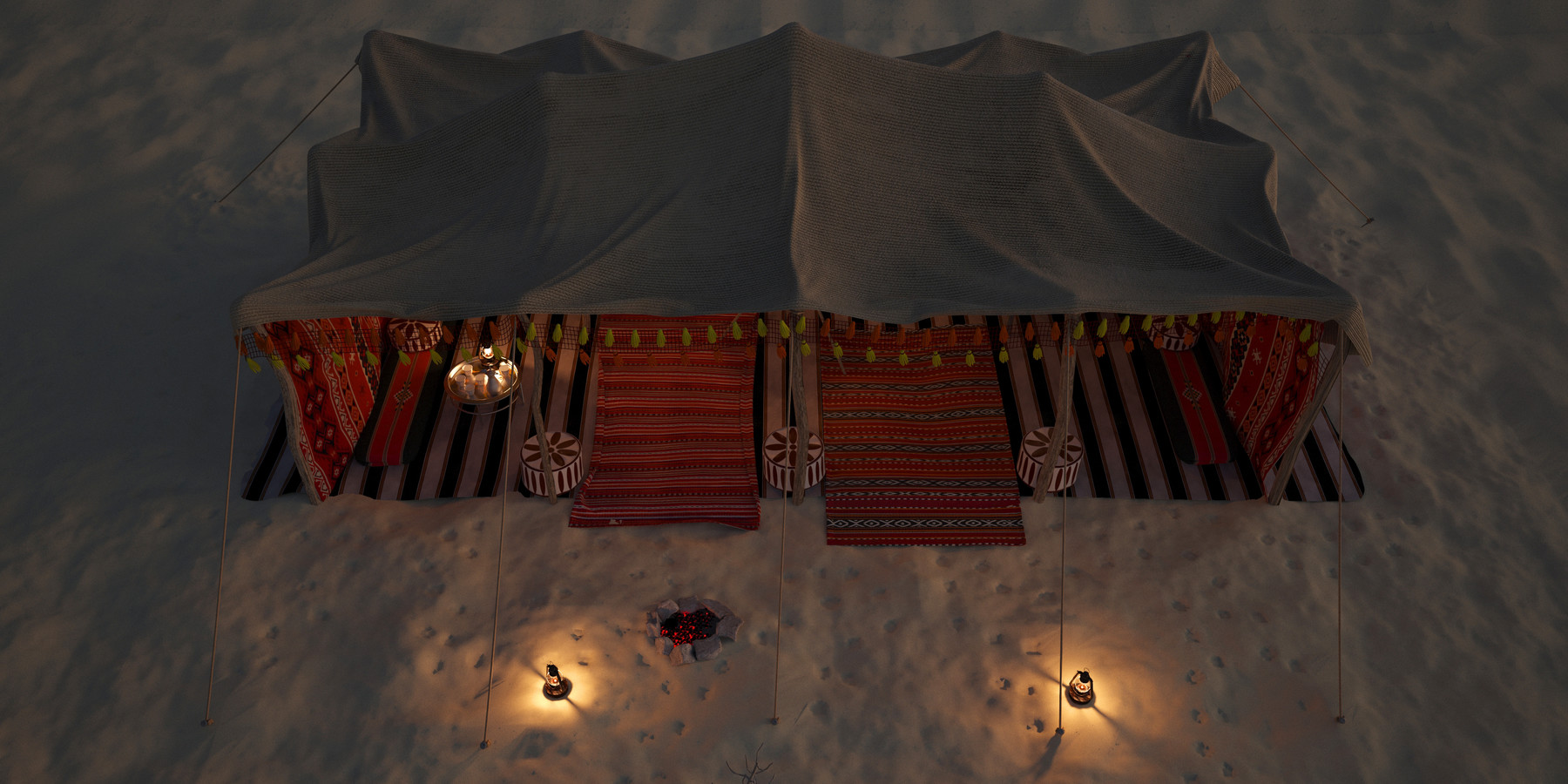 ArtStation - Bedouin tent | Resources