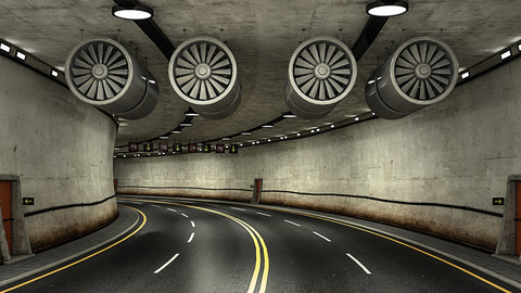 Road Tunnel 3D model