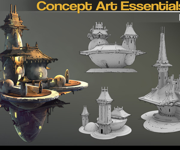 ArtStation Concept Art Essentials Vol.2 Tutorials