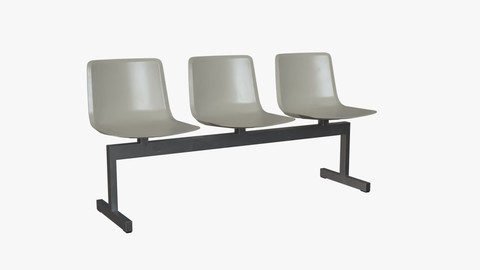 PATO Bench Model-4330 Steel Low-poly 3D model