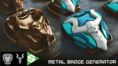 Metal Badge Generator