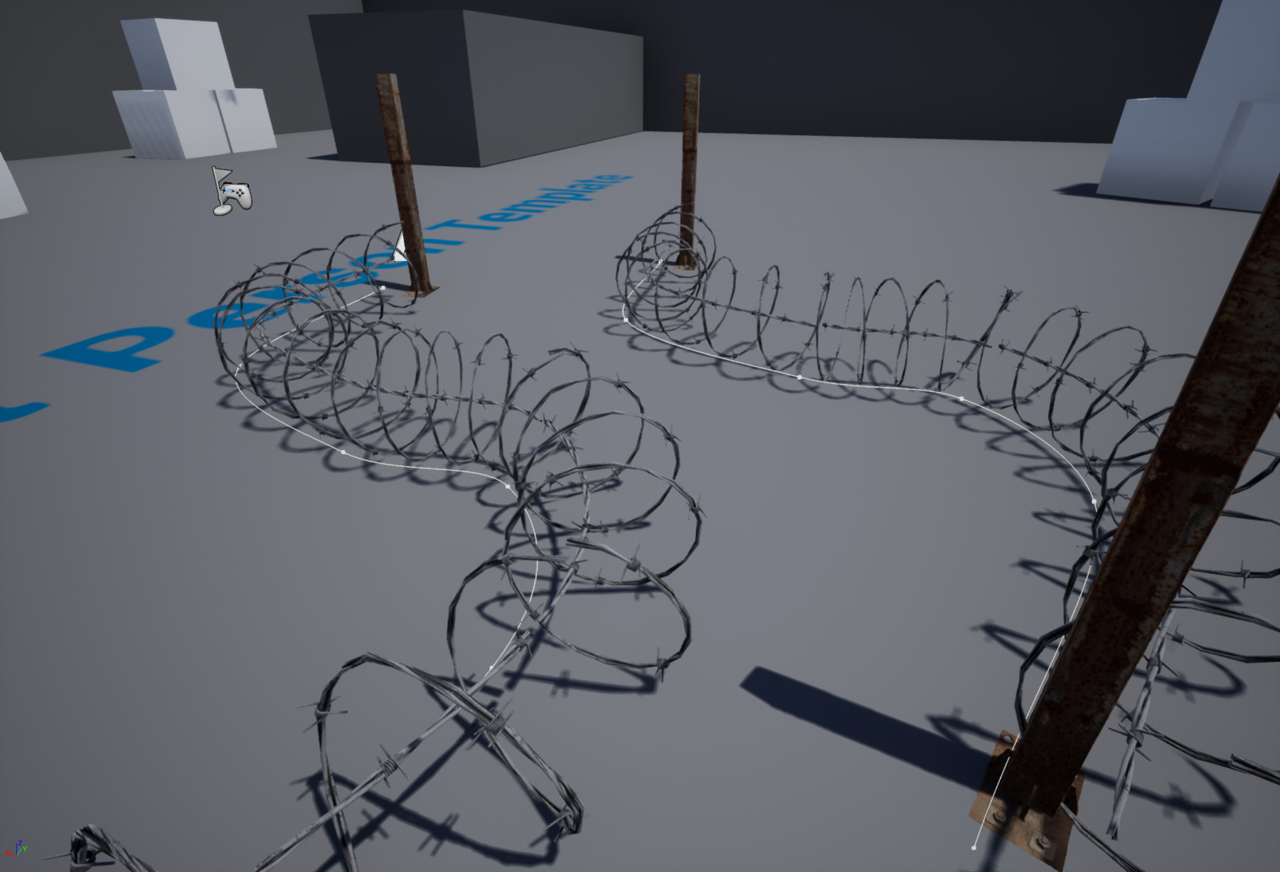 ArtStation Barbed wire Game Assets