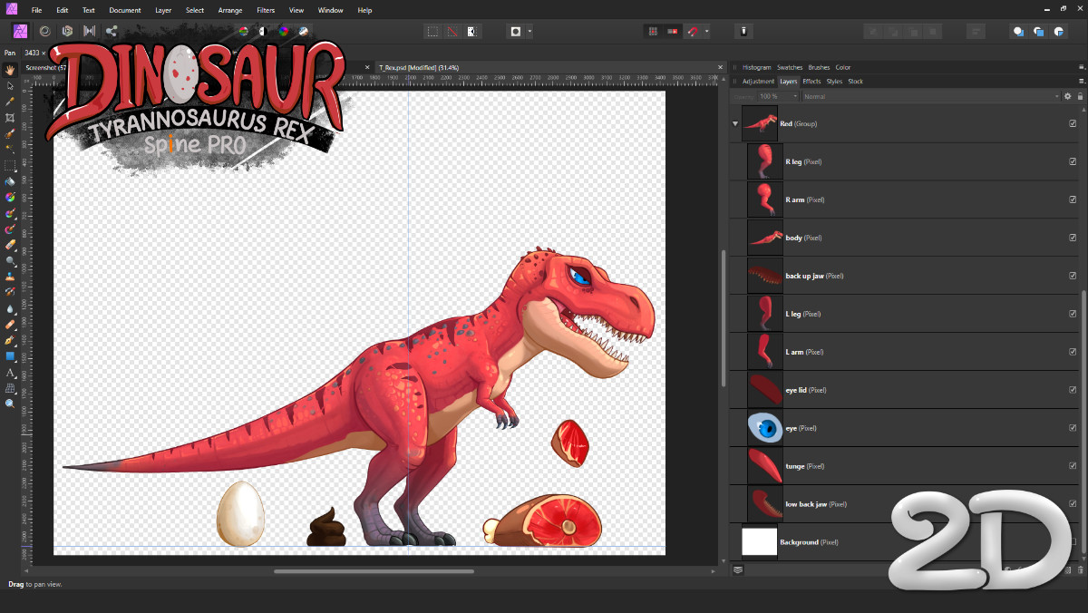 T-Rex Google Game  2D Animation by animateyours on Dribbble