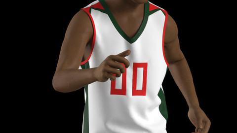 Marvelous Designer,Clo3d project | Basketball Uniform