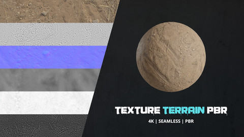 Texture Terrain 4k Pbr - 16bit - 04