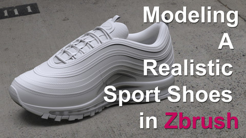 Modeling A Realistic Sport Shoes In Zbrush