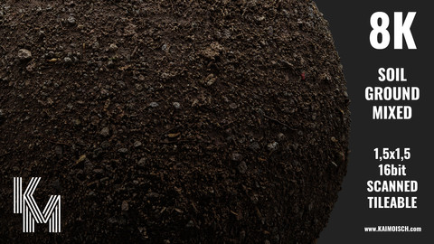 022 Soil Ground Mixed | Scanned Material