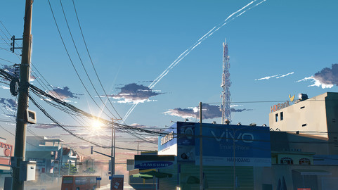 A corner of Sa Dec street original files