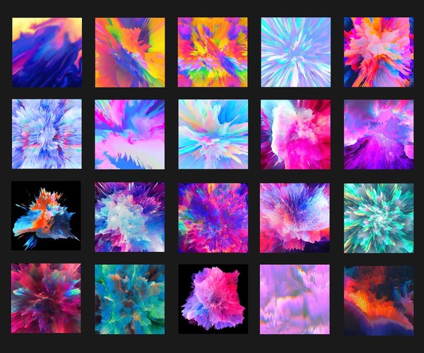 Download ArtStation - Color Explosion Textures | Artworks