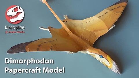 Dimorphodon Papercraft Model