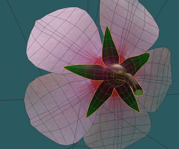 ArtStation cherry blossom Game Assets