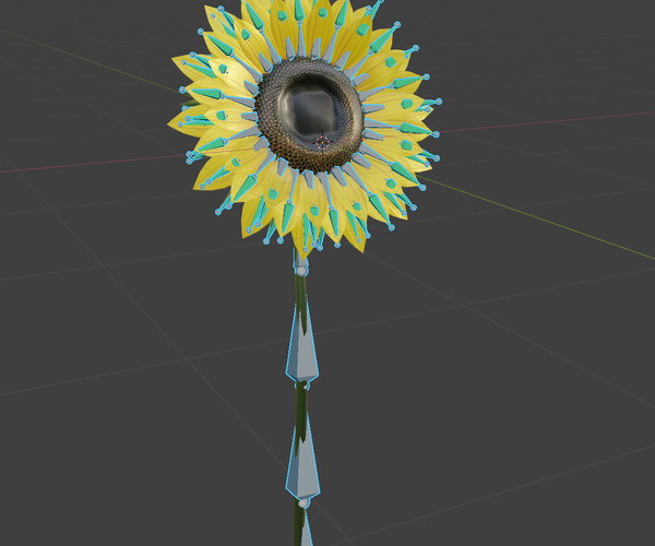 ArtStation sunflower Game Assets