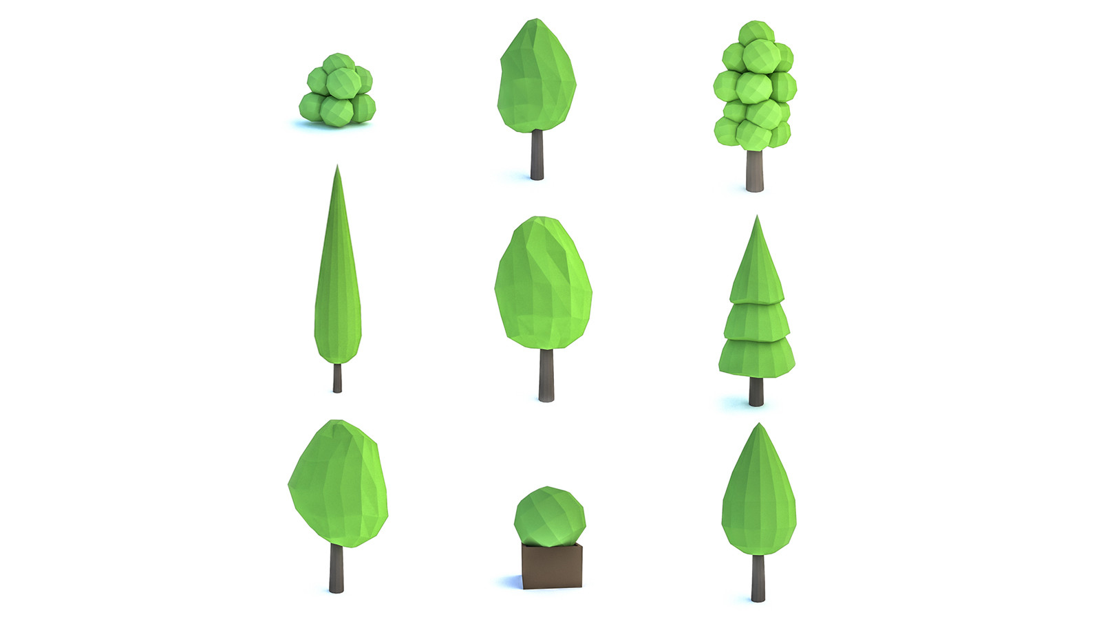 ArtStation - Cartoon Tree | Game Assets