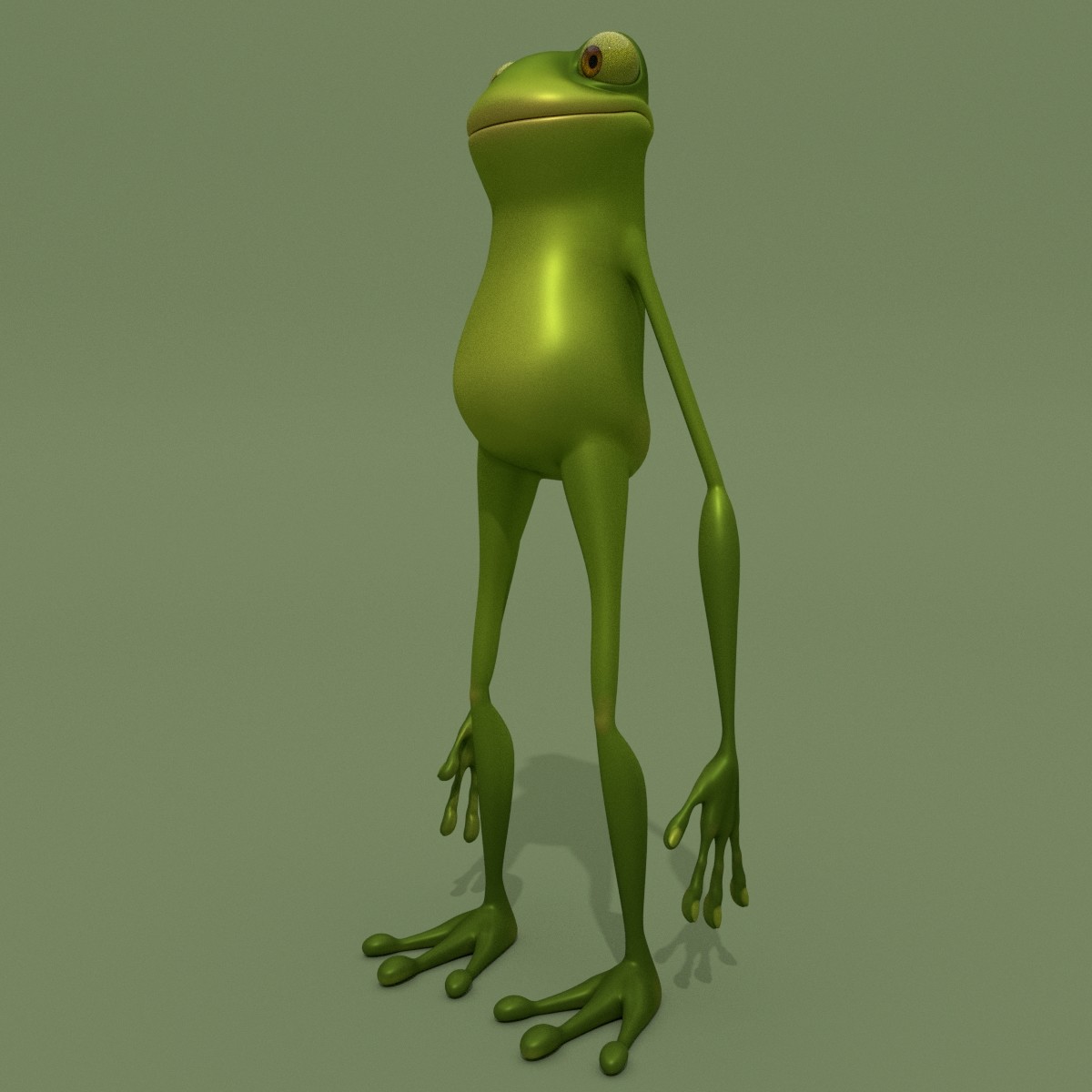 ArtStation - Cartoon Frog with Cool Buttocks | Resources