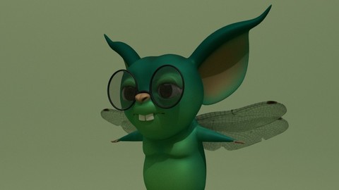 Cartoon Monster Cat-Fly