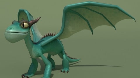 LowPoly Dragon Panteleimon