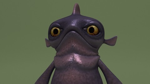 Cartoon Monster Fishy