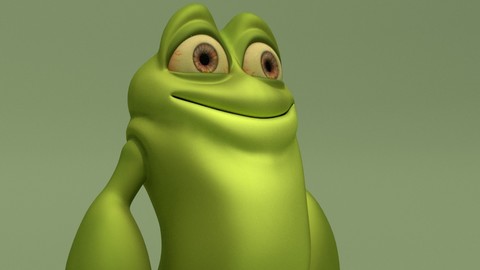 Cartoon Monster Froggy