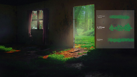 Grass Brushes Photoshop