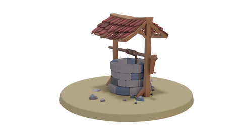 Low Poly Well (Blender/Unity)