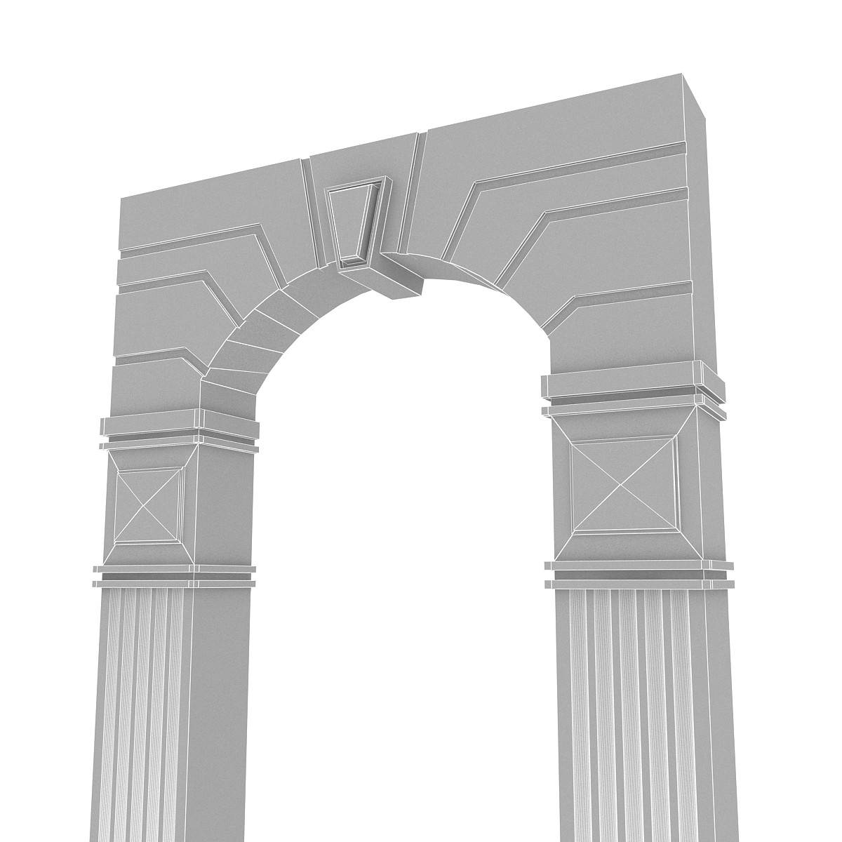 ArtStation - Classic Building Entrance 7 | Game Assets