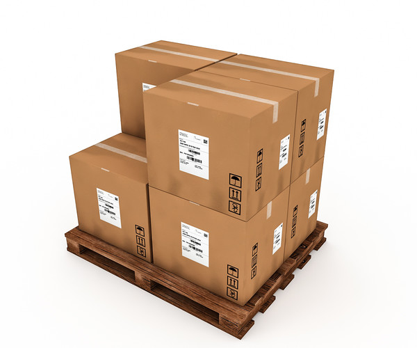 ArtStation Warehouse Box Game Assets