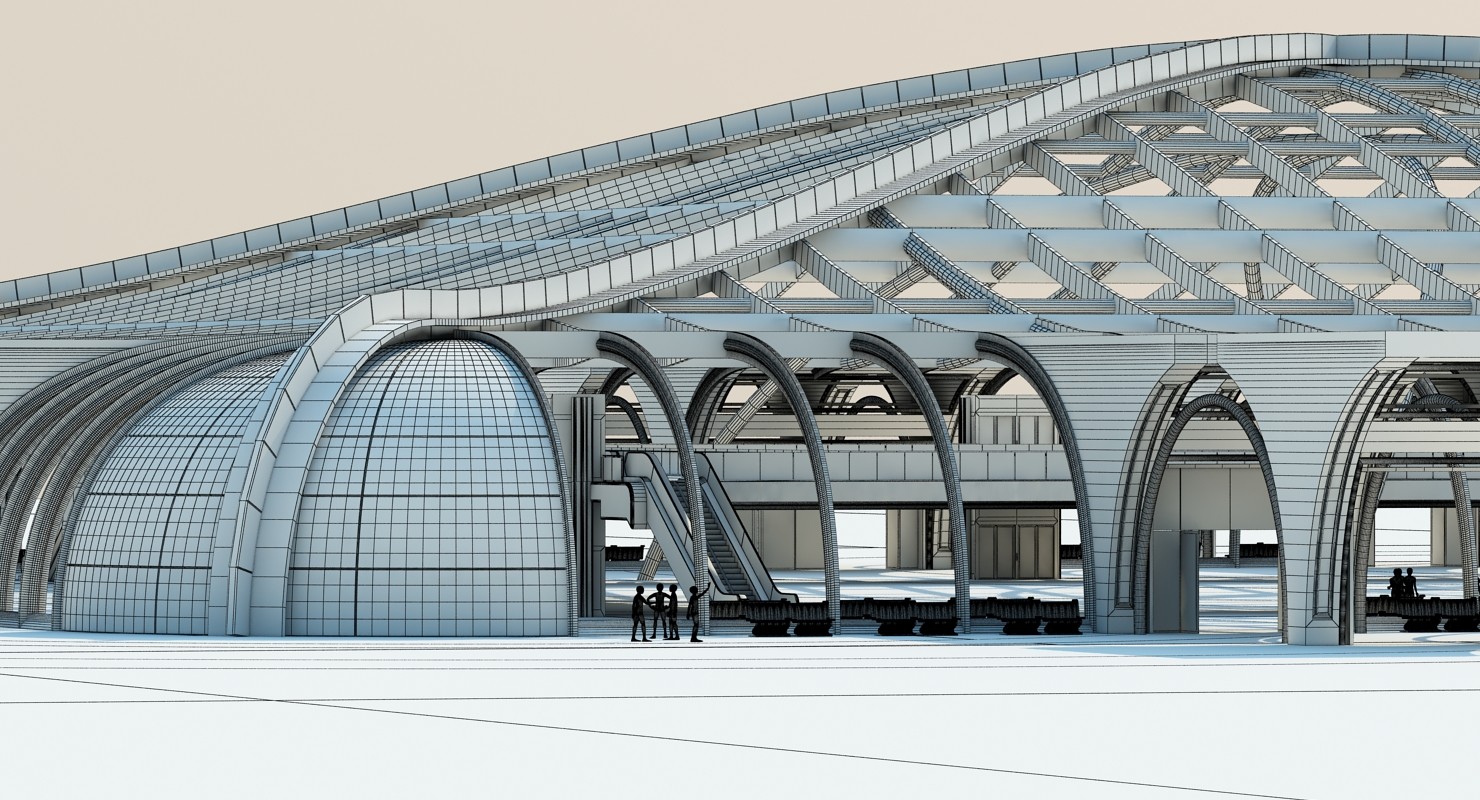 ArtStation - Futuristic Architectural Structure | Resources