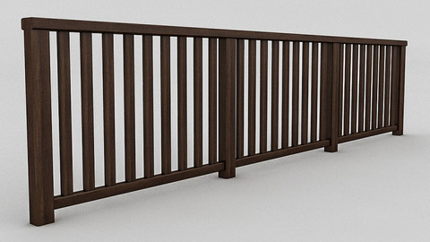 Wood Railing (2)