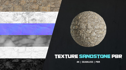 Texture Sandstone 4k Pbr - 16bit - 03