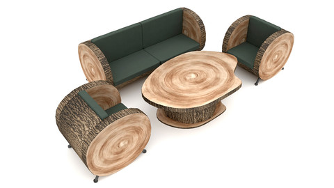 wood table chair furniture 01