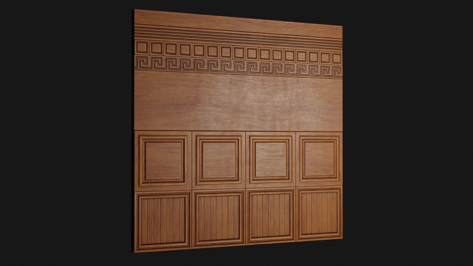 ArtStation Fine Wood Trim Sheet 01 Game Assets