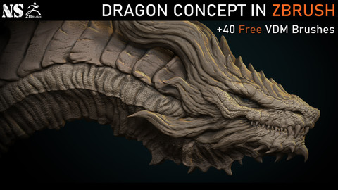 Tutorial - Dragon Concept in Zbrush