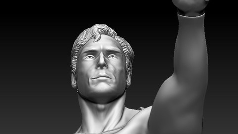 Superman Christpher Reeve 1978 in Zbrush ZPR