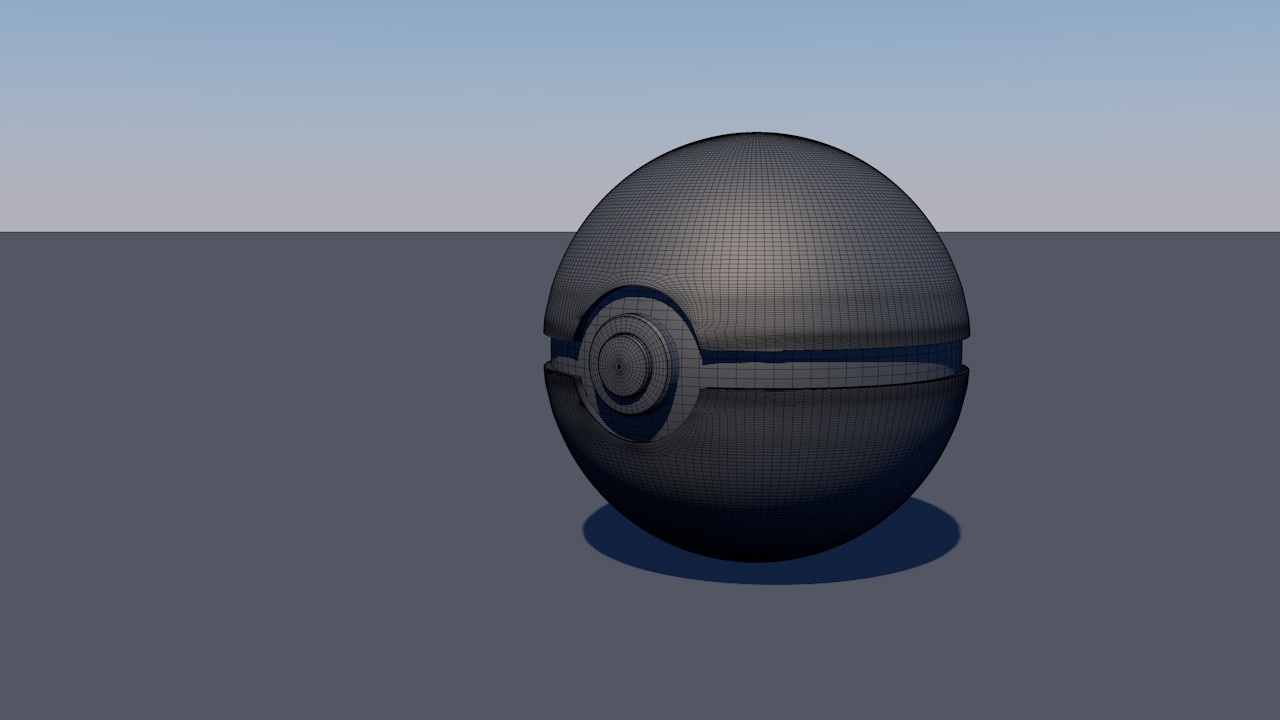 Pokeball, 3D CAD Model Library