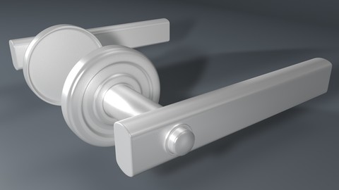 Door Lever 2 3D Model