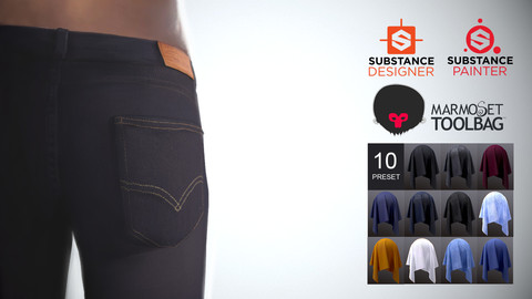 Procedural DENIM| Substance Graph