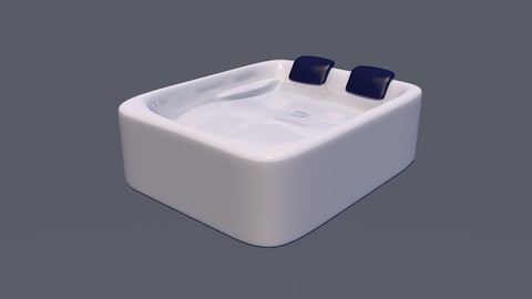 Hot Tub for 2 Person 3D Model