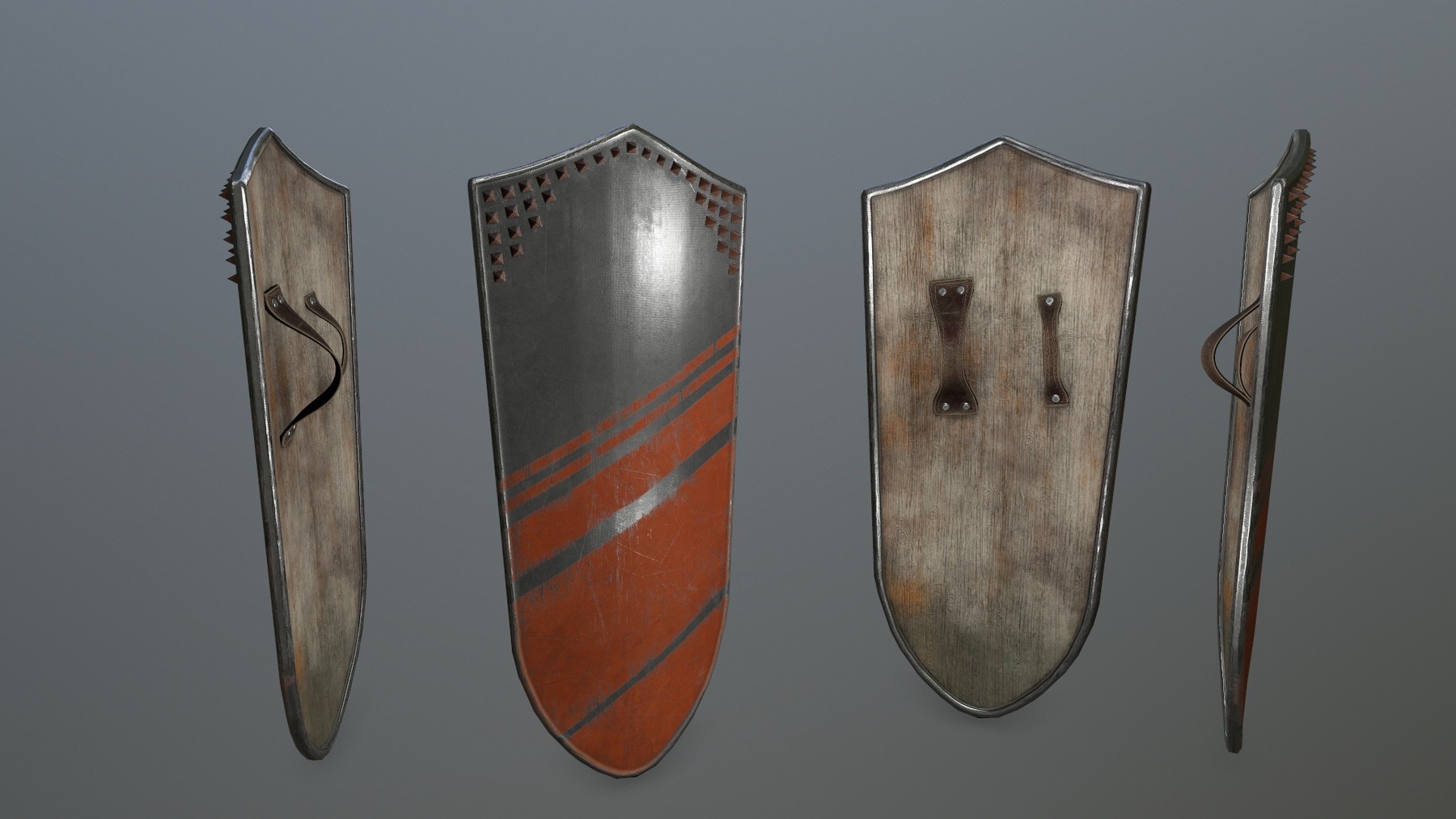 Artstation Shield Set Game Assets