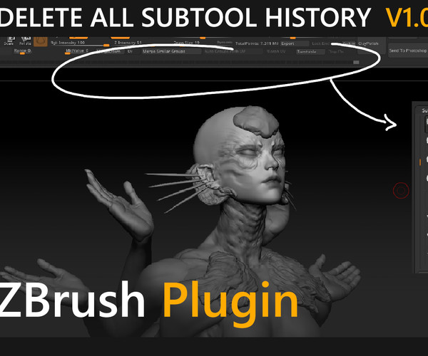 clear history zbrush
