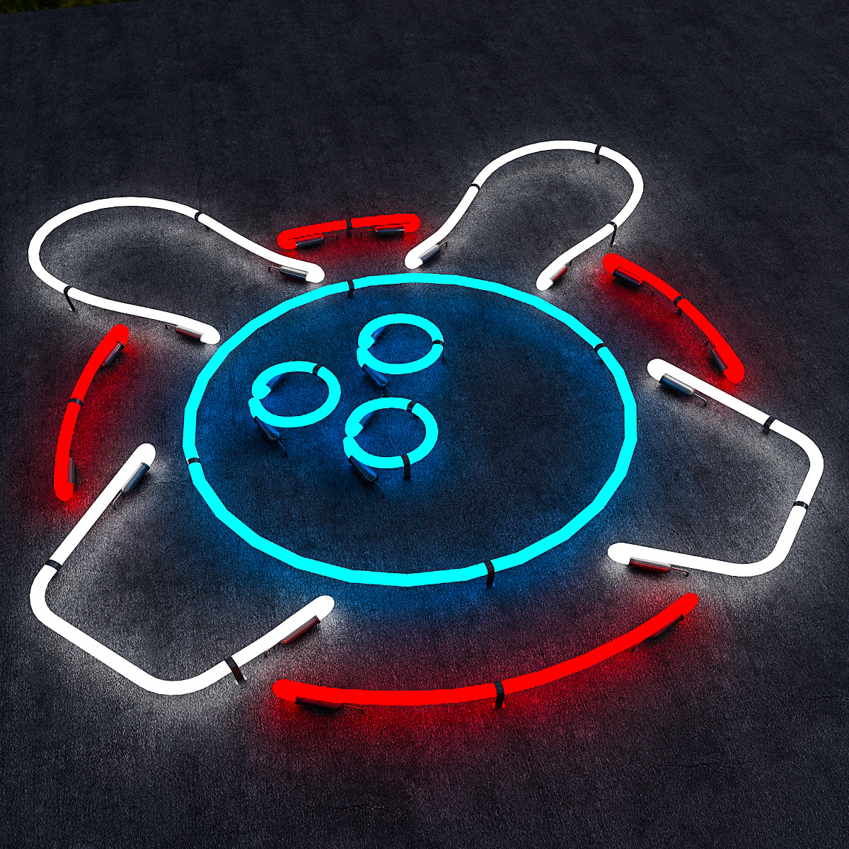 ArtStation - Neon Bowling Sign | Game Assets