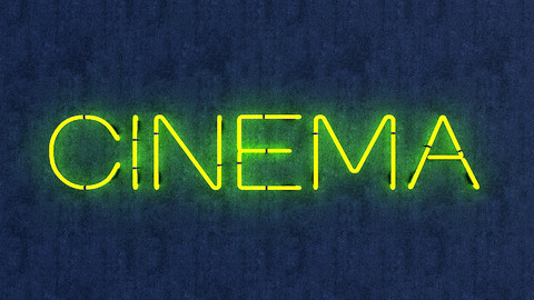 Cinema Neon Sign