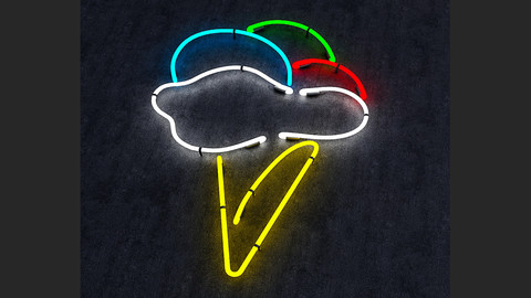 Ice Cream Neon Sign