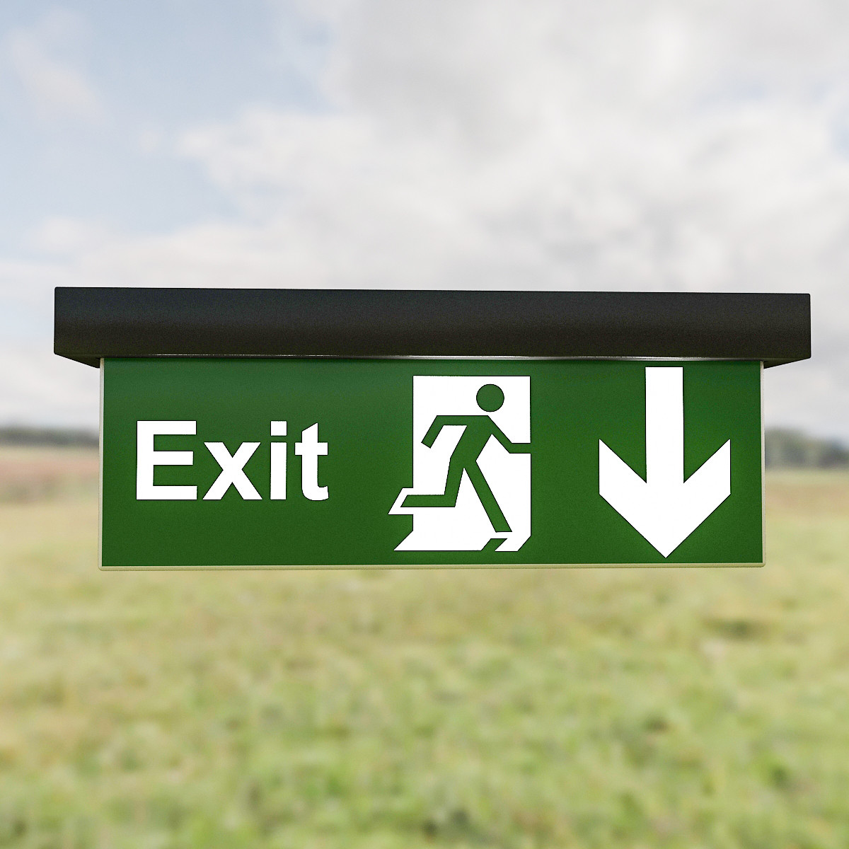 ArtStation - Exit Sign | Game Assets