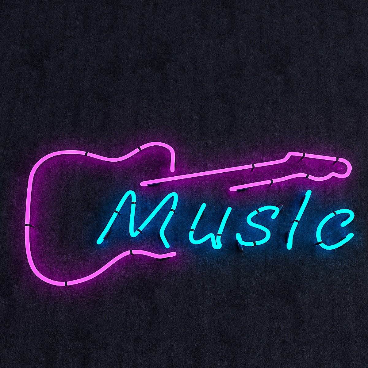 ArtStation Music Neon Sign Resources