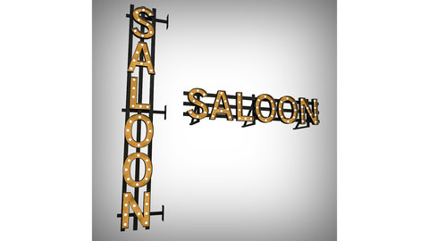 Saloon Bulb Sign