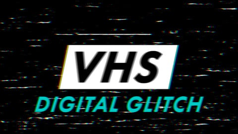 VHS - Digital Glitch Overlay