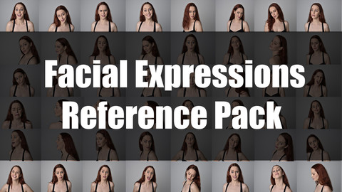 x187 Facial Expressions Reference Pack