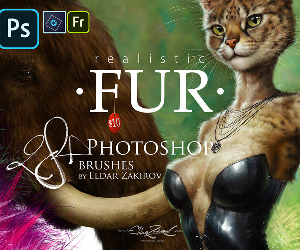 photoshop fur brush