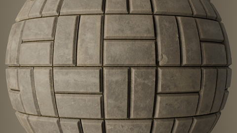 Procedural Concrete Pavestone