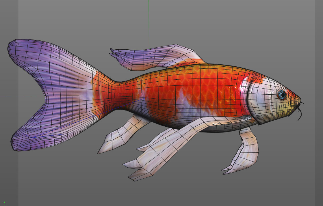 ArtStation - Koi 3D Model | Resources